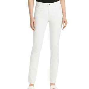 Lafayette 148 New York White Thompson Jeans Size 12